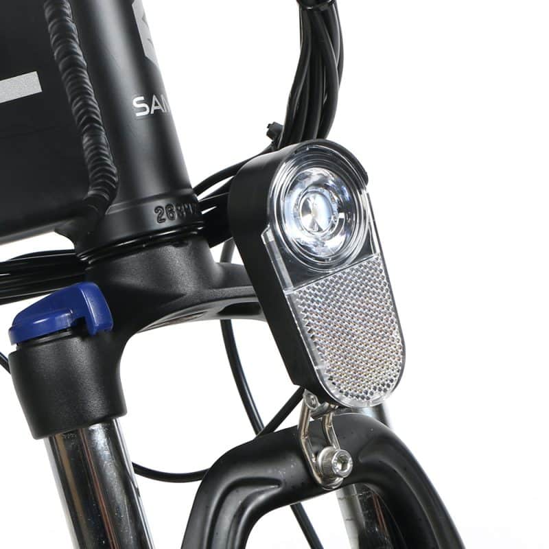 Samebike Lo26 II black front light